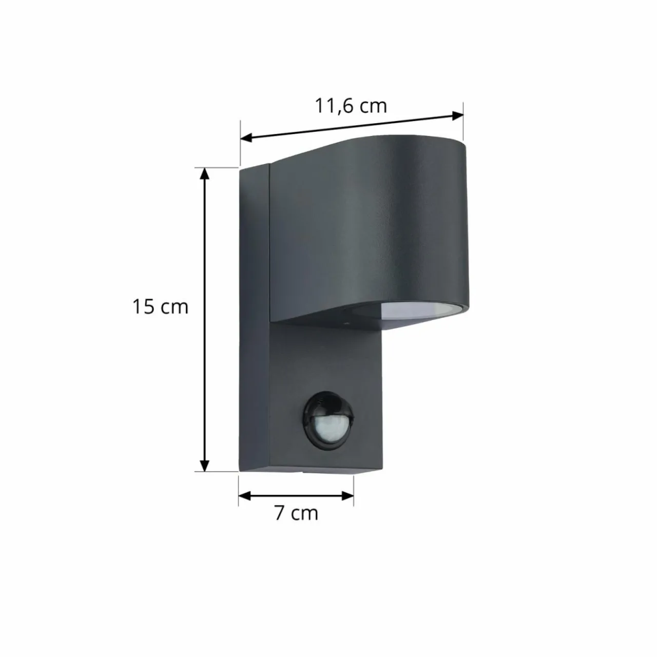 applique_dextrieur_lindby_gelso_aluminium__cm_gu_capteur_1.webp Lindby Applique d'extérieur Gelso, aluminium, 15 cm, GU10, capteur^ Appliques D'Extérieur Avec Détecteur