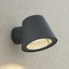 Lindby Applique d'extérieur Ileyna, 15 cm, anthracite, aluminium^ Appliques Murales Extérieures