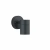 Lindby Applique d'extérieur Inaye, GU10, 12 cm, noir, aluminium^ Appliques Murales Extérieures