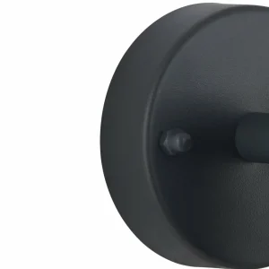 Lindby Applique d'extérieur Inaye, GU10, 12 cm, noir, aluminium^ Appliques Murales Extérieures