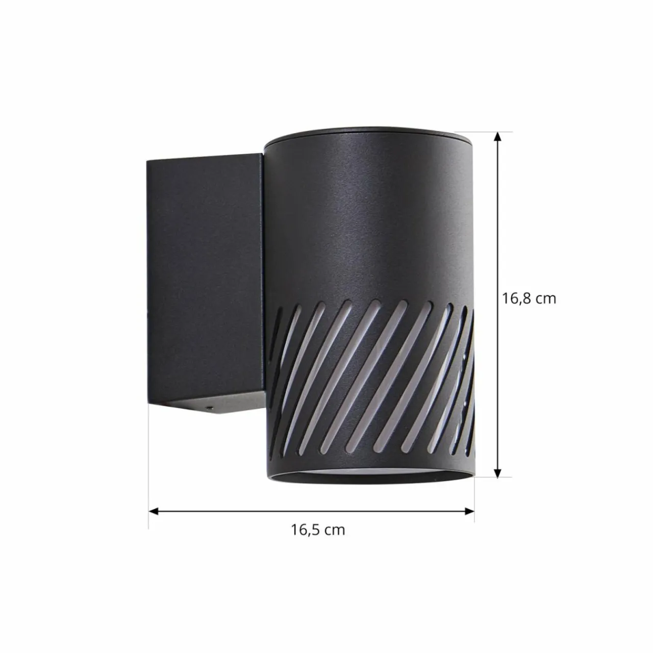 applique_dextrieur_lindby_lurinda_noir_aluminium___cm_2.webp Lindby Applique d'extérieur Lurinda, noir, aluminium, Ø 10,5 cm^ Luminaires De Terrasse