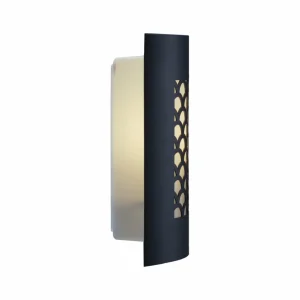 Lindby Applique d'extérieur Mailo en aluminium, gris^ Appliques Murales Extérieures