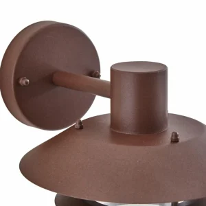 Lindby Applique d'extérieur Meliora, brun rouille, IP44^ Luminaires De Terrasse