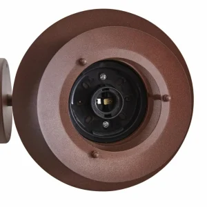 Lindby Applique d'extérieur Meliora, brun rouille, IP44^ Luminaires De Terrasse