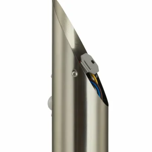 Lindby Applique d'extérieur Statius, gris, acier inoxydable, 40 cm^ Appliques Murales Extérieures