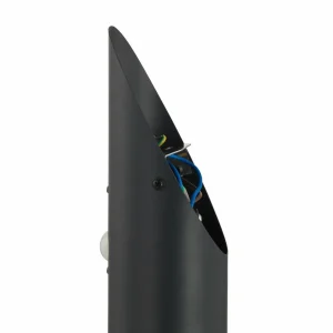 Lindby Applique d'extérieur Statius, noir, fer, 40 cm^ Appliques Murales Extérieures