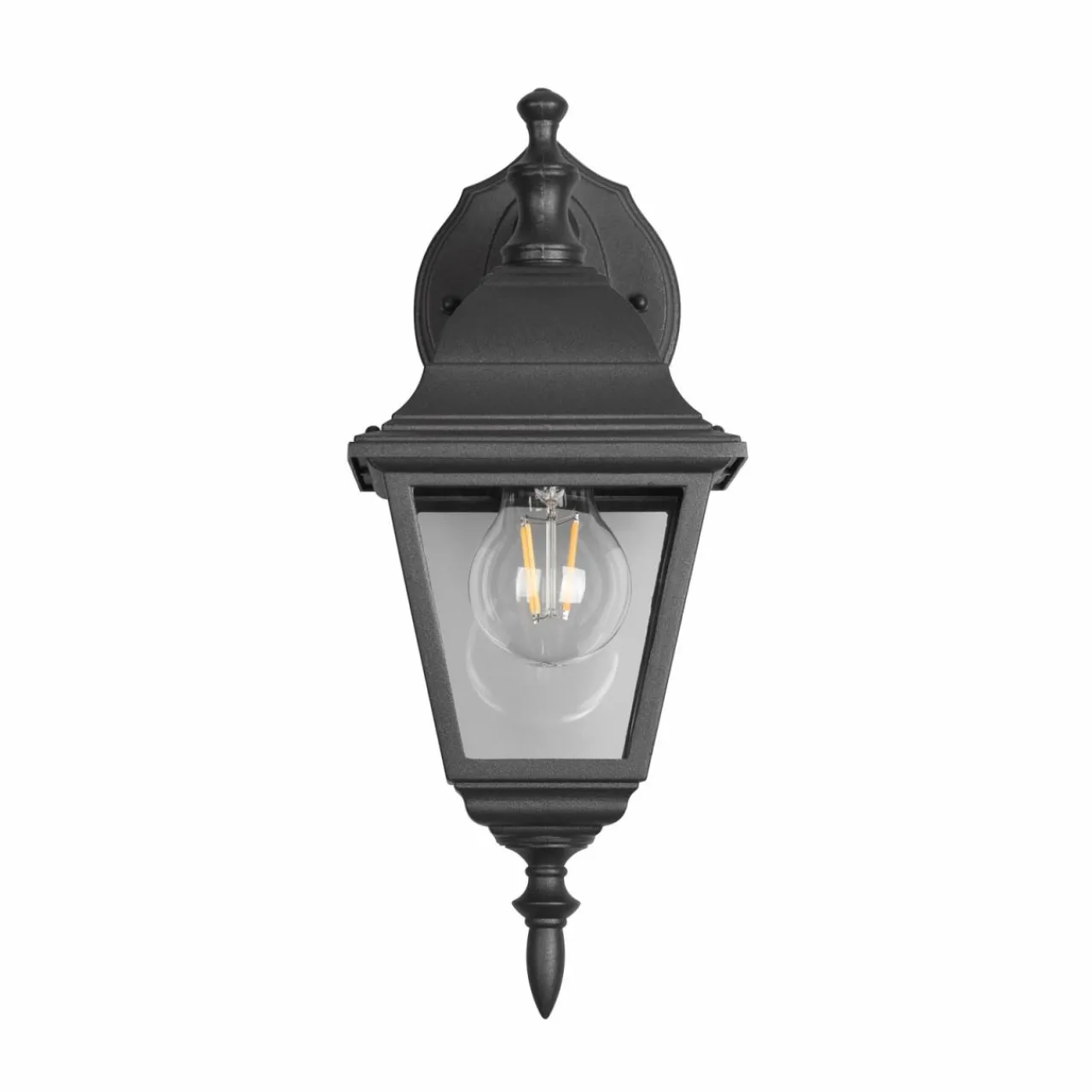 applique_dextrieur_livenza_douille_en_bas_noir_aluminium_3.webp Trio Lighting Applique d'extérieur Livenza, douille en bas, noir, aluminium^ Luminaires De Terrasse