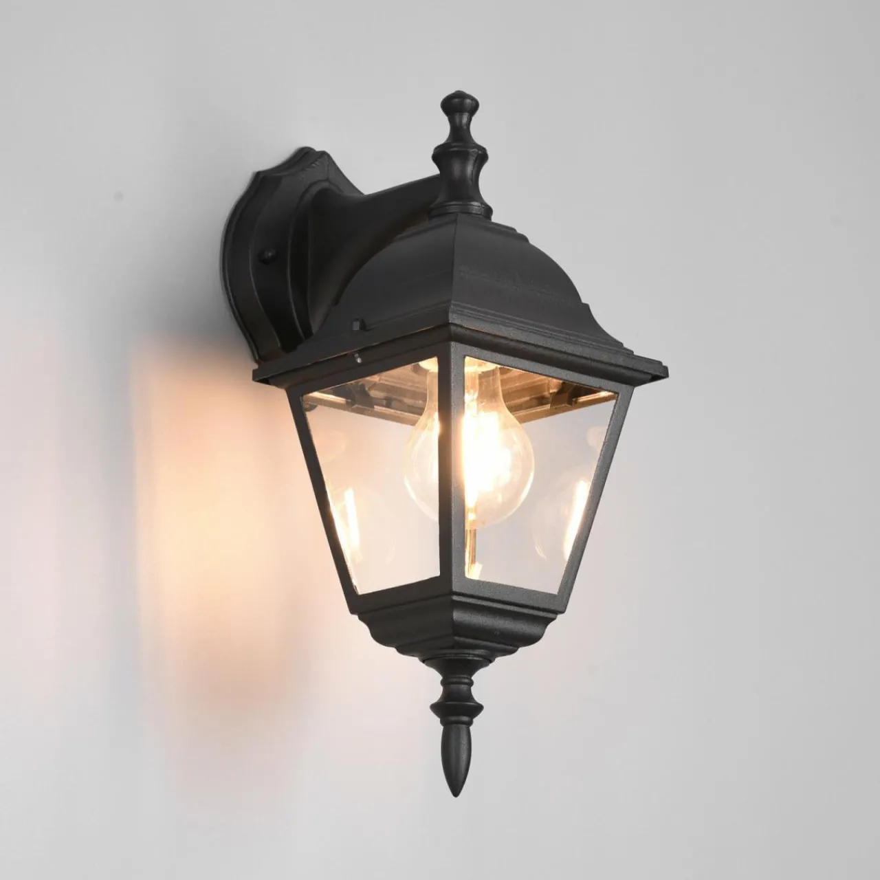 applique_dextrieur_livenza_douille_en_bas_noir_aluminium_4.webp Trio Lighting Applique d'extérieur Livenza, douille en bas, noir, aluminium^ Luminaires De Terrasse