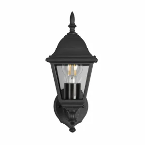 Trio Lighting Applique d'extérieur Livenza, douille en haut, noir, aluminium^ Luminaires De Terrasse