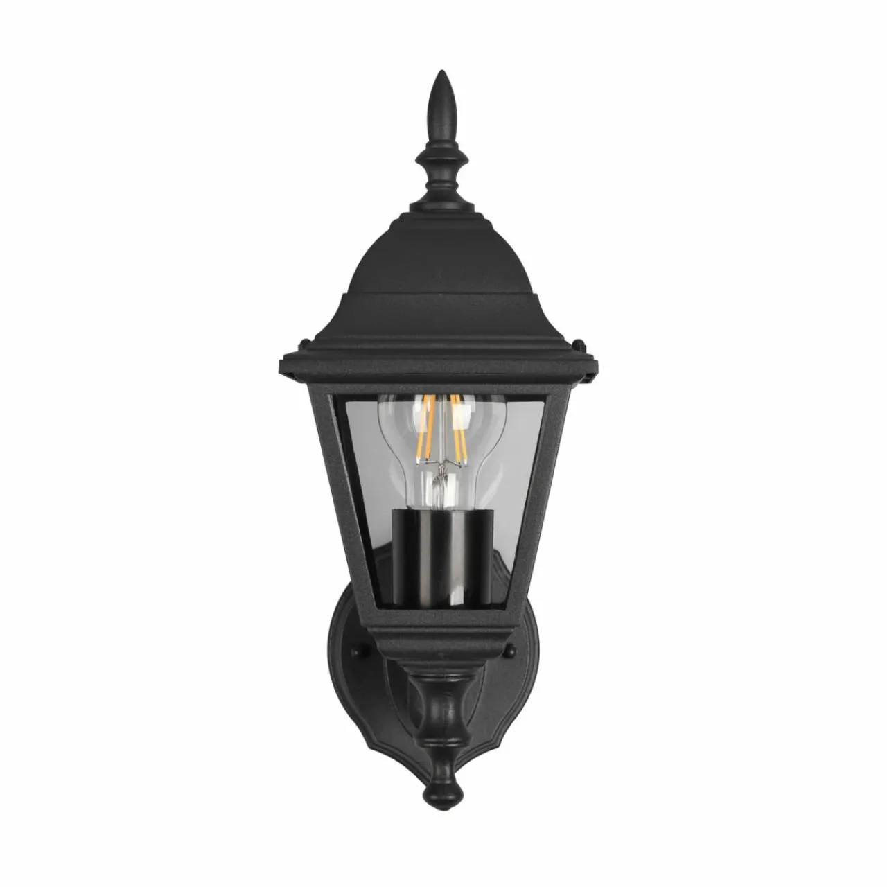 applique_dextrieur_livenza_douille_en_haut_noir_aluminium_3.webp Trio Lighting Applique d'extérieur Livenza, douille en haut, noir, aluminium^ Luminaires De Terrasse