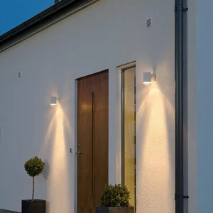 Konstsmide Applique d'extérieur Modena fente, 1 lampe blanche^ Appliques Murales Extérieures
