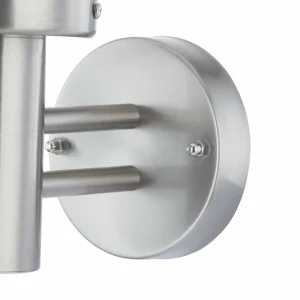 Lindby Applique d'extérieur Nada en inox^ Appliques Murales Extérieures