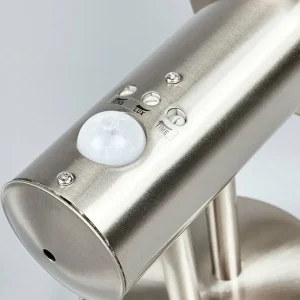 Lindby Applique d'extérieur Nada en inox à détecteur^ Appliques D'Extérieur Avec Détecteur