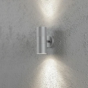 Konstsmide Applique d’extérieur New Modena à 2 lampes grise^ Appliques Murales Extérieures