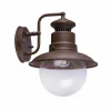 Globo Applique d'extérieur Sella acier inox rouille^ Appliques Murales Extérieures