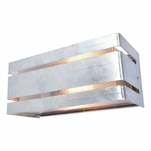 LUTEC Applique d’extérieur Vidar avec boîtier galvanisé^ Appliques Murales Extérieures
