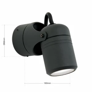ORION Applique d’extérieur Vision, inclinable, 1 lampe^ Appliques Murales Extérieures