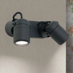 ORION Applique d’extérieur Vision, inclinable, 2 lampes^ Appliques Murales Extérieures