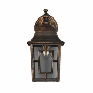 Trio Lighting Applique d'extérieur Volturno, douille en bas, couleur rouille antique^ Luminaires De Terrasse