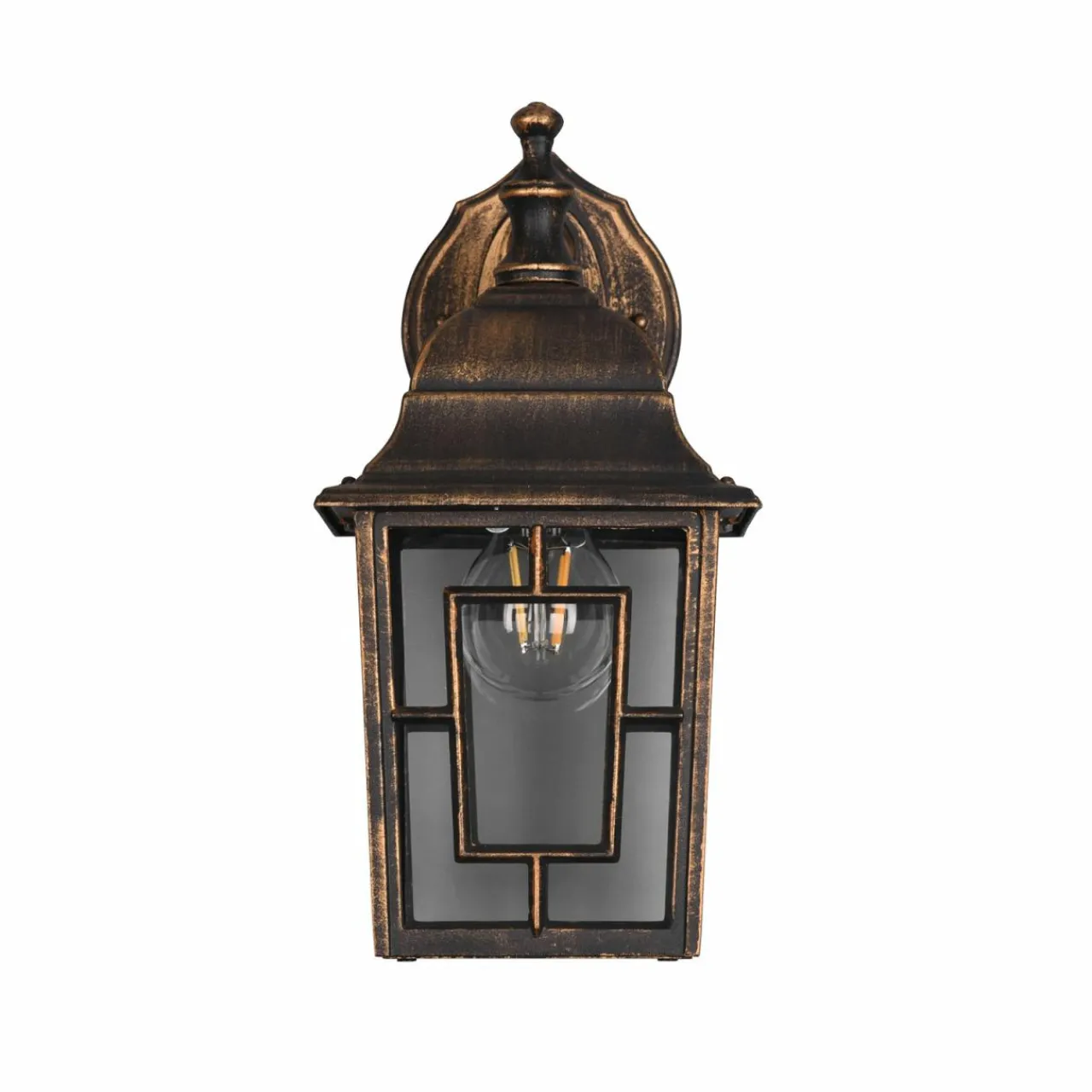 Trio Lighting Applique d'extérieur Volturno, douille en bas, couleur rouille antique^ Luminaires De Terrasse