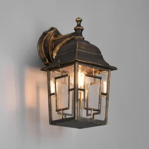 Trio Lighting Applique d'extérieur Volturno, douille en bas, couleur rouille antique^ Luminaires De Terrasse