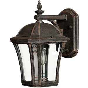 HINKLEY Applique d'extérieur Wabash S, 26,5 cm de haut^ Appliques Murales Extérieures