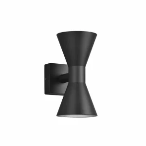 Trio Lighting Applique extérieur Ardas up/down, 2xGU10, noire^ Appliques Murales Extérieures
