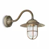 Moretti Luce Applique extérieur Chalet 140 laiton ancien/transp^ Appliques Murales Extérieures