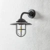 Moretti Luce Applique extérieur Chalet laiton bruni transparent^ Appliques Murales Extérieures