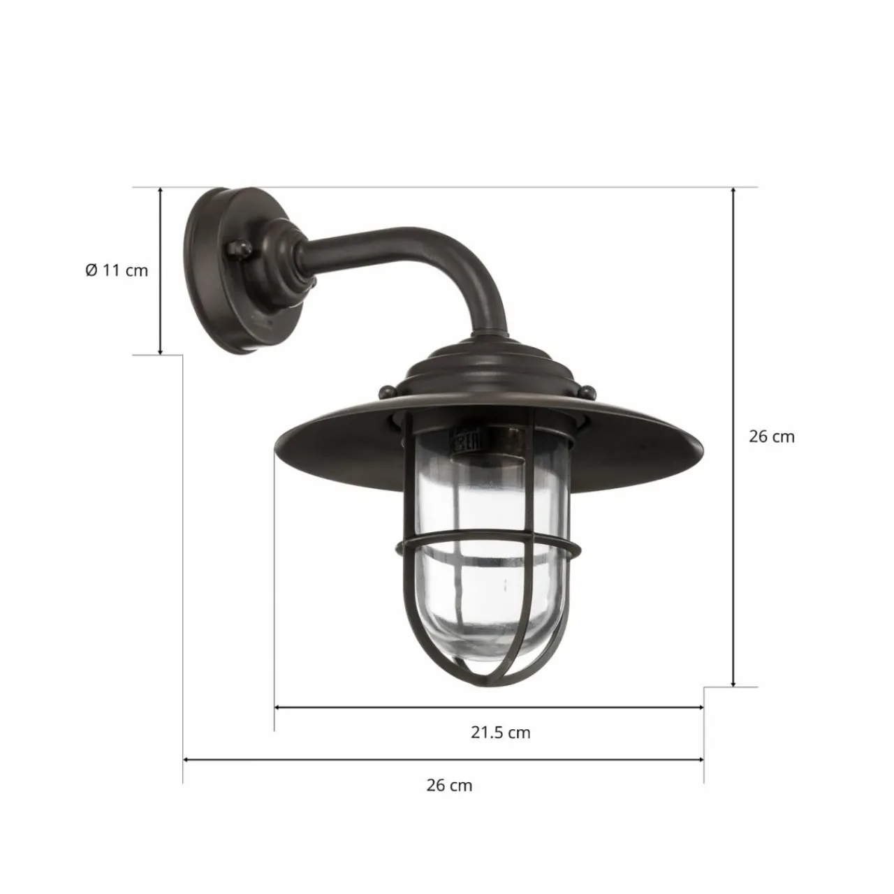 applique_extrieur_chalet_laiton_bruni_transparent_6.webp Moretti Luce Applique extérieur Chalet laiton bruni transparent^ Appliques Murales Extérieures