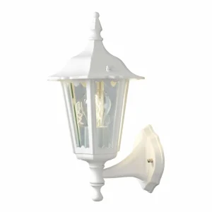 Konstsmide Applique Firenze, debout, 36 cm, blanche^ Appliques Murales Extérieures