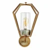 Moretti Luce Applique Gemstone 3450 laiton ancien/transparente^ Appliques Murales Extérieures