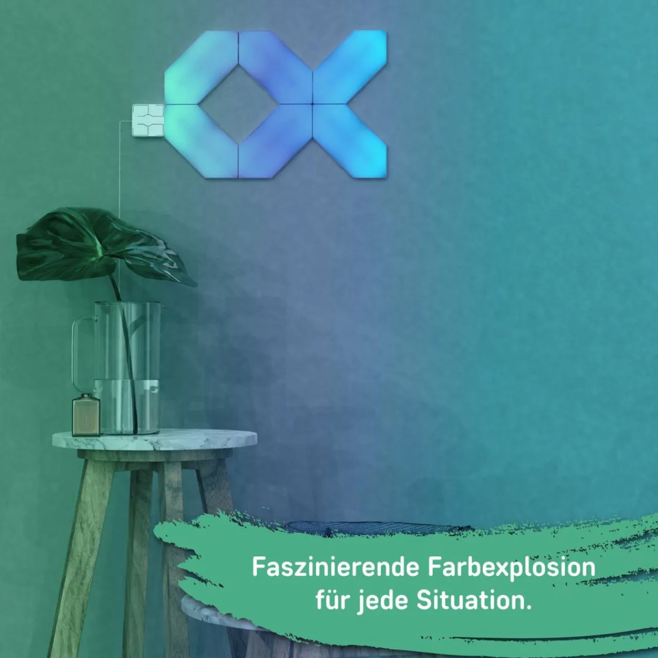 applique_murale_led_magic_panel_rgbw_hexagonal_lot_de__0-1.webp Müller-Licht Applique murale LED Magic Panel RGBW, hexagonal, lot de 12^ Lampes Décoratives