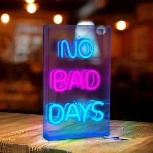Näve Applique murale LED No Bad Days, transparente, 30x18 cm plastique USB RVB^ Lampes Décoratives
