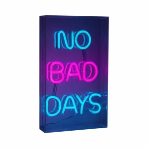 Näve Applique murale LED No Bad Days, transparente, 30x18 cm plastique USB RVB^ Lampes Décoratives