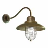 Moretti Luce Applique Patio Cage 3300 laiton ancien/transp.^ Appliques Murales Extérieures