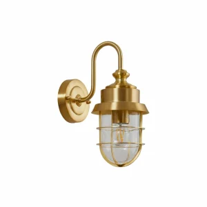 Lindby Appliques d'extérieur Adalie, laiton, acier inoxydable^ Luminaires De Terrasse
