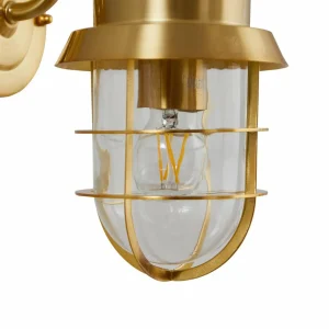 Lindby Appliques d'extérieur Adalie, laiton, acier inoxydable^ Luminaires De Terrasse