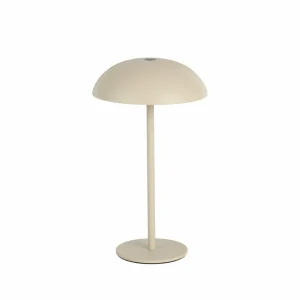 Arcchio lampe de table LED rechargeable Thenra, beige, support mural^ Lampes Décoratives
