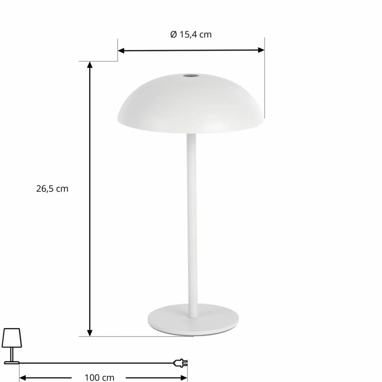 arcchio_lampe_de_table_led_rechargeable_thenra_blanc_support_mural_3.webp Arcchio lampe de table LED rechargeable Thenra, blanc, support mural^ Lampes Décoratives