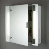Searchlight Armoire miroir Silva moderne avec éclairage^ Meubles & Aménagements