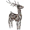 STAR TRADING Aspect rotin - Décoration LED extérieur Deer^ Lumière De Noël
