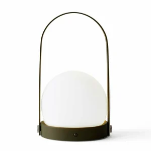 Audo Copenhagen Audo Carrie lampe déco LED batterie IP44, olive^ Lampes Décoratives