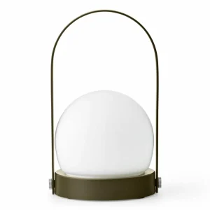 Audo Copenhagen Audo Carrie lampe déco LED batterie IP44, olive^ Lampes Décoratives