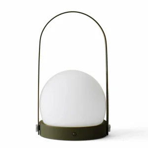 Audo Copenhagen Audo Carrie lampe déco LED batterie IP44, olive^ Lampes Décoratives