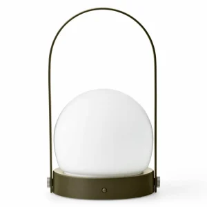 Audo Copenhagen Audo Carrie lampe déco LED batterie IP44, olive^ Lampes Décoratives