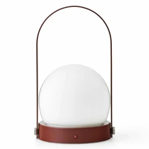 Audo Copenhagen Audo Carrie lampe déco LED batterie IP44, rouge^ Lampes Décoratives