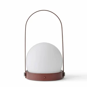Audo Copenhagen Audo Carrie lampe déco LED batterie IP44, rouge^ Lampes Décoratives