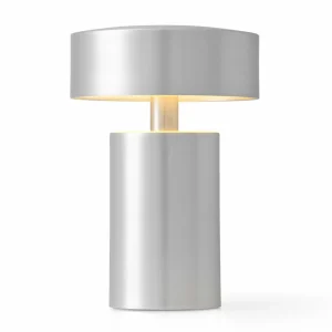 Audo Copenhagen Audo Column lampe de table batterie, IP44, alu^ Lampes Décoratives