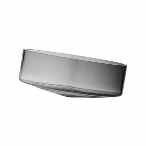 AYTM coupe Volvi, gris fumé, Ø 25 cm, verre, socle, marbre^ Meubles & Aménagements